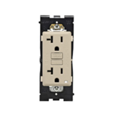 LEVITON Circuit Interruptor, 20A, 125V AC, 2, 3 Poles RGF20-NS